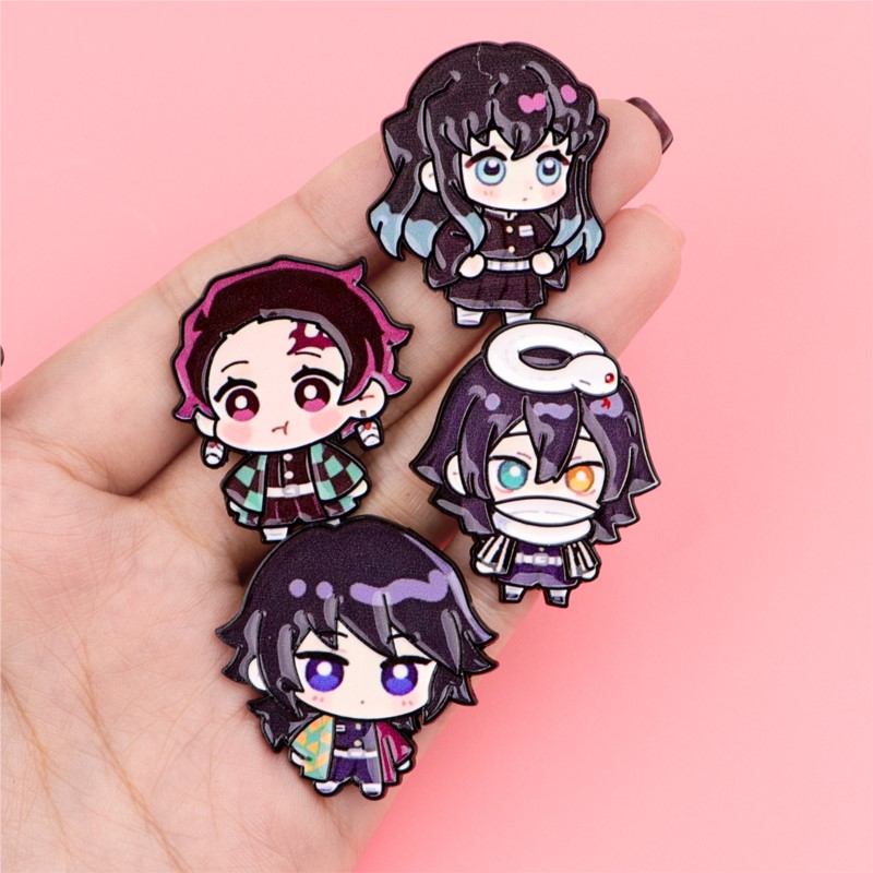 Pin Enamel Karakter Kartun Kim - Lapel Pin Enamel ulasan dan harga