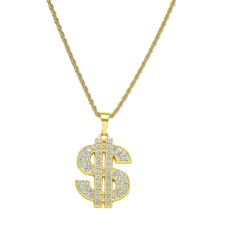Kalung tanda Dollar 80s 90s ko - Men Accessories Singapore ulasan dan harga