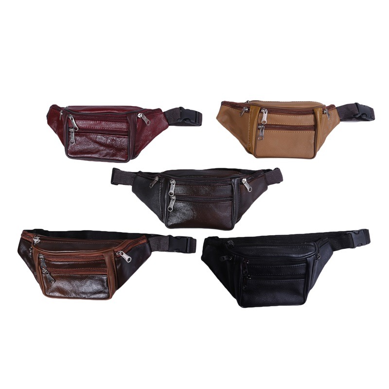 Tas pinggang kulit asli untuk  - Travel Organizer Men ulasan dan harga