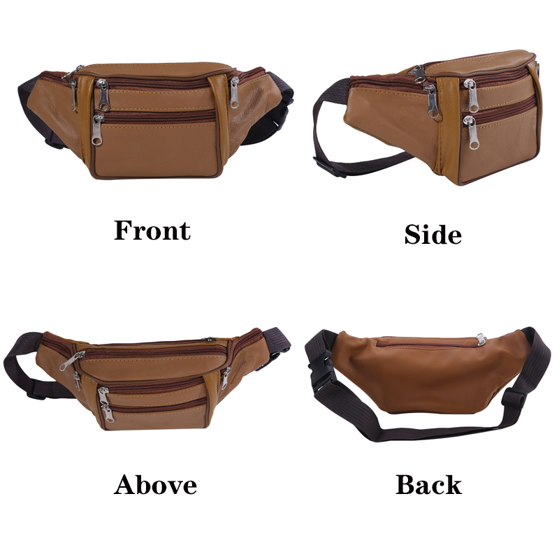 Tas pinggang kulit asli untuk  - Travel Organizer Men ulasan dan harga