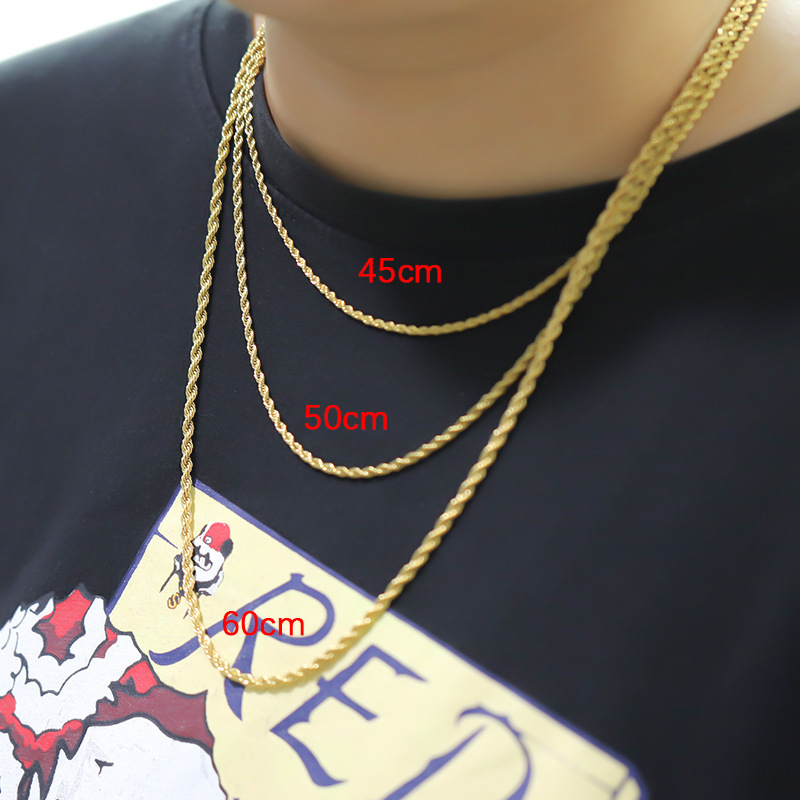 Fnixtar kalung rantai pria wan - Men Accessories Singapore ulasan dan harga