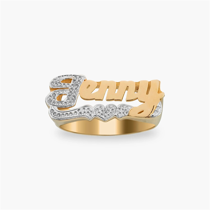 Cincin Emas 18K dengan Hati Pr - Men Accessories Name ulasan dan harga