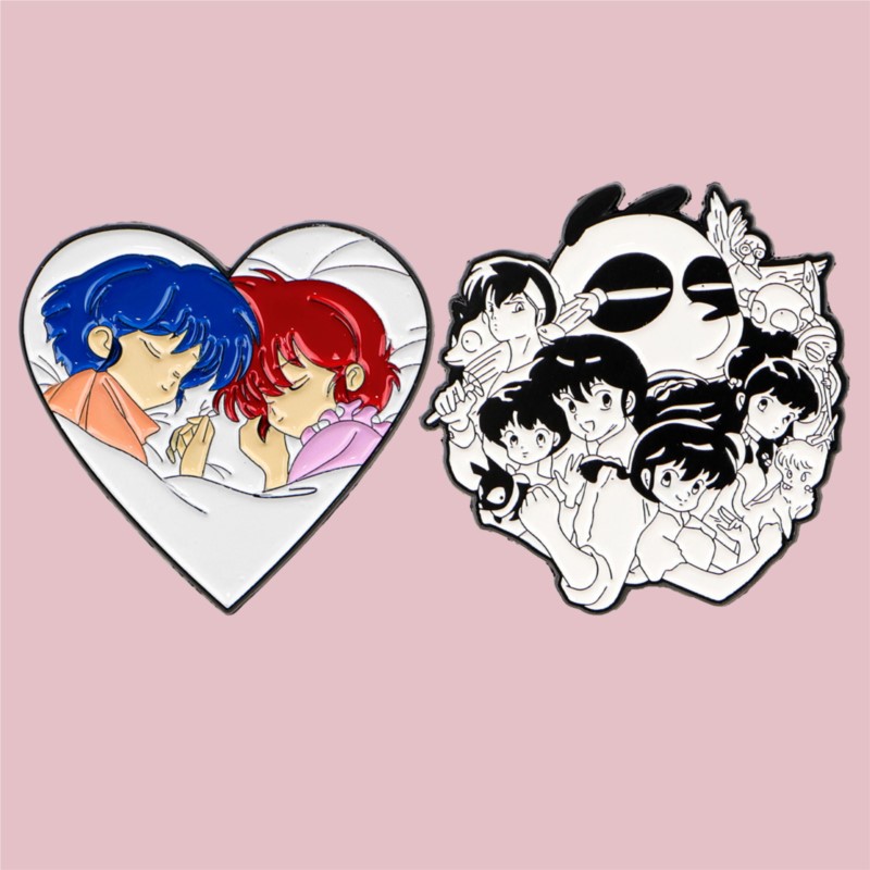 Pin Enamel Gambar Kartun Gadis - Lapel Pin Enamel ulasan dan harga