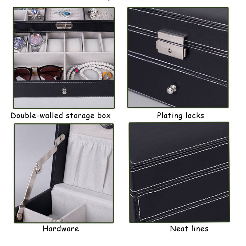 Kotak Penyimpanan Jam Tangan K - Men Accessories Organiser ulasan dan harga
