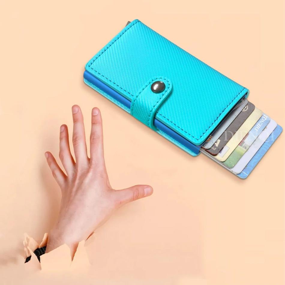 Dompet Kartu Bisnis Kulit PU,  - Card Case Minimalist ulasan dan harga