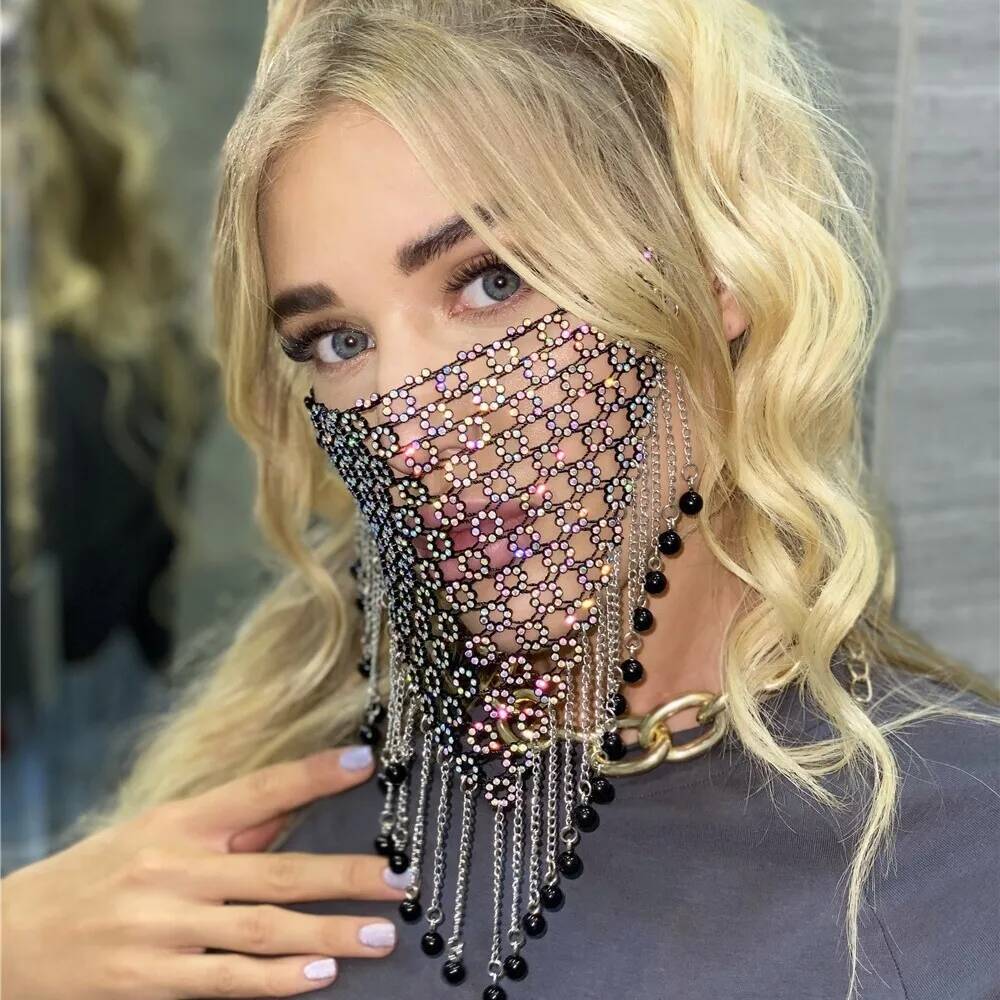 Masker Kerudung Rumbai Baru un - Men'S Accessories Jewelry ulasan dan harga