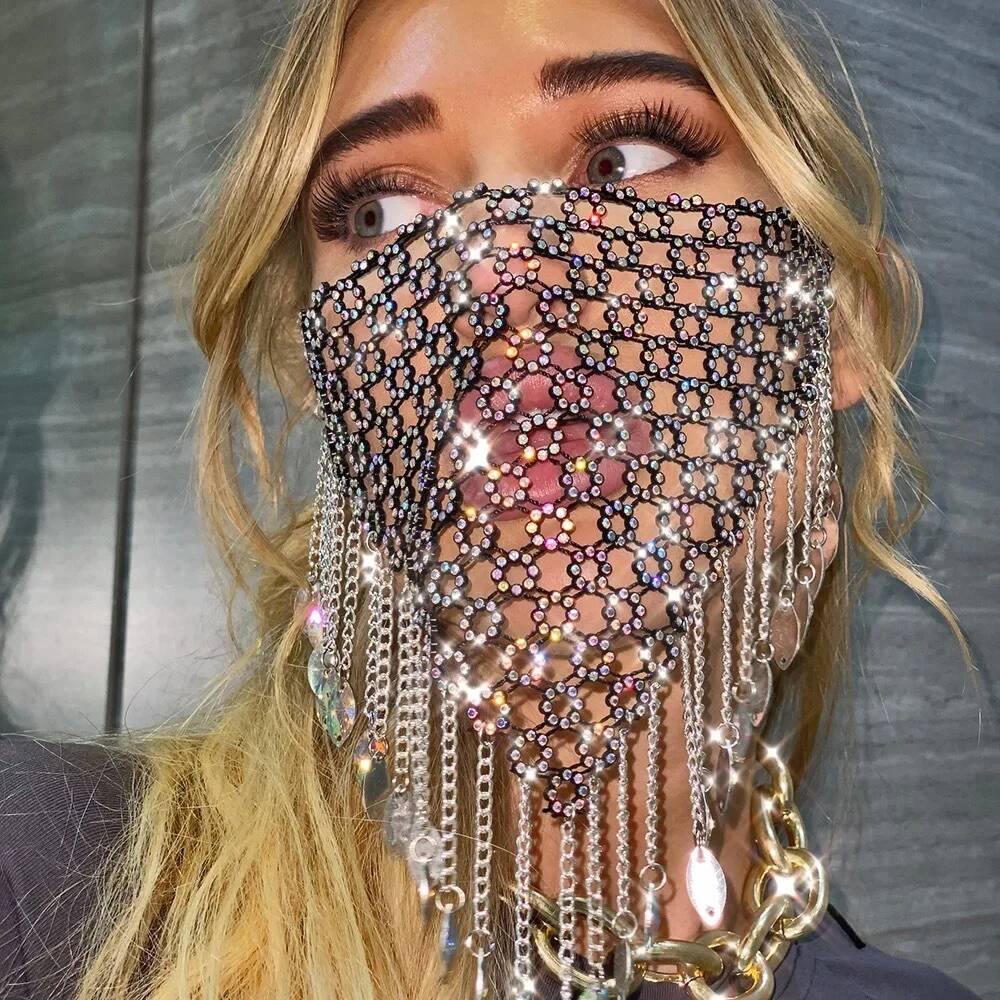 Masker Kerudung Rumbai Baru un - Men'S Accessories Jewelry ulasan dan harga