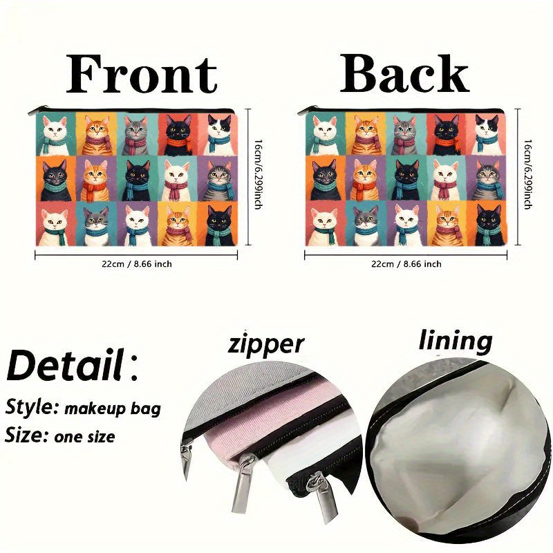 Tas Rias Motif Kucing Lucu, Or - Travel Organizer Men ulasan dan harga